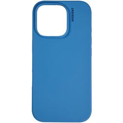 Nudient Base iPhone 16 Pro Siliconen Hoesje Backcover - Vibrant Blue