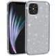 Mobigear Glitter iPhone 12 Hoesje Hardcase Backcover - Grijs
