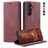 CaseMe 013 Samsung Galaxy S26 Plus Hoesje Bookcase Portemonnee - Rood