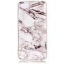 Mobigear Marble Xiaomi Redmi 6A Hoesje Flexibel TPU Backcover - Wit
