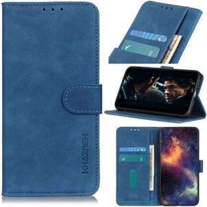 Mobigear Retro Samsung Galaxy S20 Hoesje Bookcase Portemonnee - Blauw