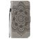 Mobigear Mandala Motorola Moto E6s (2020) Hoesje Bookcase Portemonnee - Grijs