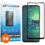 Mobigear Premium Motorola Moto G8 Plus Glazen Screenprotector - Case Friendly - Zwart (3-Pack)