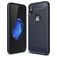 Mobigear Brushed Slim iPhone XR Hoesje Flexibel TPU Backcover - Marineblauw