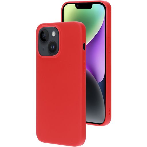 Mobiparts iPhone 14 Plus Siliconen Hoesje Backcover - Scarlet Red