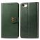 Mobigear Snap Button iPhone 8 Hoesje Bookcase Portemonnee - Groen