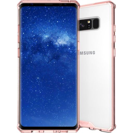 Mobigear Crystal Samsung Galaxy Note 8 Hoesje Hardcase Backcover - Transparant / Roze