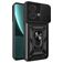 Mobigear Armor Ring Cam Slide Motorola Edge 40 Neo Hoesje Hardcase Backcover Shockproof met Ringhouder en Camera Slider - Zwart