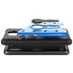 Mobigear Grip Stand Motorola Moto C Plus Hoesje Hardcase Backcover Shockproof met Standaard - Blauw