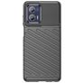 Mobigear Groove Motorola Moto G73 5G Hoesje Flexibel TPU Backcover - Zwart
