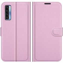 Mobigear Classic TCL 20 5G Hoesje Bookcase Portemonnee - Roze