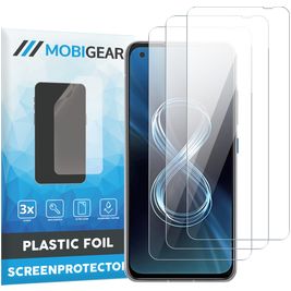 Mobigear ASUS Zenfone 8 Screenprotector Folie - Case Friendly (3-Pack)