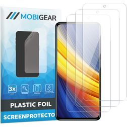 Mobigear POCO X3 Pro Screenprotector Folie - Case Friendly (3-Pack)