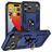 Mobigear Armor Ring iPhone 17 Pro Max Hoesje Hardcase Backcover Shockproof met Ringhouder - Blauw