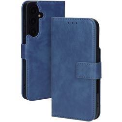 Mobiparts Classic Wallet Samsung Galaxy S25 FE Hoesje Bookcase - Staalblauw