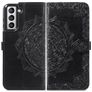 Mobigear Mandala Samsung Galaxy S21 FE Hoesje Bookcase Portemonnee - Zwart