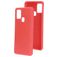 Mobiparts Samsung Galaxy A21s Siliconen Hoesje Backcover - Scarlet Red