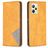 Mobigear Rhombus Slim Realme C35 Hoesje Bookcase - Cognac