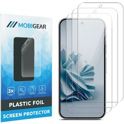 Mobigear Google Pixel 9 Screenprotector Folie - Case Friendly (3-Pack)