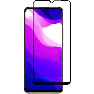 Mobigear Premium Xiaomi Mi 10 Lite Glazen Screenprotector - Case Friendly - Zwart