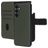 Mobiparts Samsung Galaxy A16 MagSafe Hoesje Echt Leer Uitneembare 2in1 Bookcase Portemonnee - Groen