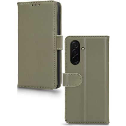 Mobilize Premium Gelly Wallet Samsung Galaxy A27 Hoesje Bookcase Portemonnee - Groen
