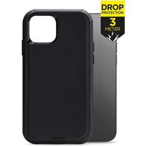 Mobilize Defender iPhone 12 Hoesje Hardcase Backcover Shockproof - Zwart