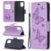 Mobigear Butterfly Samsung Galaxy A02s Hoesje Bookcase Portemonnee - Paars