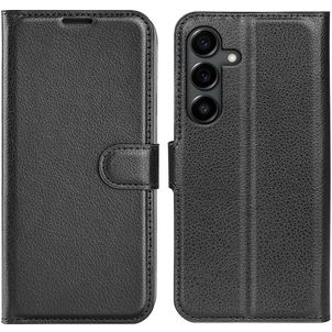 Mobigear Classic Samsung Galaxy S25 FE Hoesje Bookcase Portemonnee - Zwart