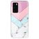 Mobigear Marble Huawei P40 Hoesje Flexibel TPU Backcover - Driekleurig