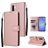 Mobigear Wallet Samsung Galaxy A57 Hoesje Bookcase Portemonnee - Roségoud