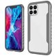 Mobigear Metal Tough iPhone 12 Pro Hoesje Hardcase Backcover Shockproof - Transparant / Grijs