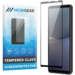 Mobigear Premium Sony Xperia 10 V Glazen Screenprotector - Case Friendly - Zwart