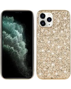 Mobigear Glitter iPhone 12 Pro Hoesje Hardcase Backcover - Goud