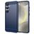 Mobigear Brushed Slim Samsung Galaxy S25 Hoesje Flexibel TPU Backcover - Blauw
