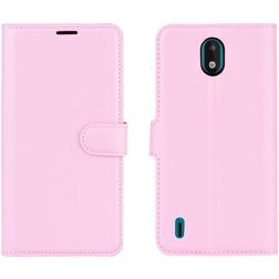 Mobigear Classic Nokia 1.3 Hoesje Bookcase Portemonnee - Roze