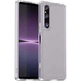 Mobigear Crystal Doorzichtig Sony Xperia 1 V Hoesje Hardcase Backcover Shockproof - Transparant