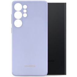 Mobilize Rubber Gelly Samsung Galaxy S24 Ultra Hoesje Flexibel TPU Backcover - Pastel Purple