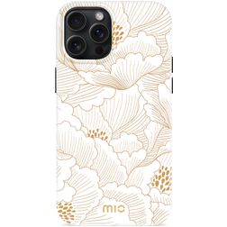 MIO iPhone 15 Pro Max MagSafe Hoesje Hardcase Backcover - White Roses