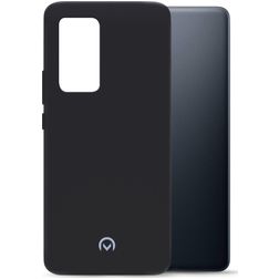Mobilize Rubber Gelly Xiaomi 12 Pro Hoesje Flexibel TPU Backcover - Matt Black