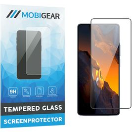 Mobigear Premium POCO F5 Glazen Screenprotector - Case Friendly - Zwart