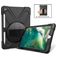 Mobigear SureGrip XGuard iPad 5 (2017) Hoes Hard Kunststof,Siliconen Backcover + Stylus Houder + Schouderband + Standaard - Zwart