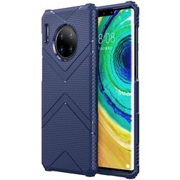 Mobigear Diamond Huawei Mate 30 Pro Hoesje Flexibel TPU Backcover - Blauw