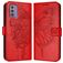 Mobigear Butterfly Nokia G42 Hoesje Bookcase Portemonnee - Rood