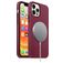 Mobigear Rubber Touch iPhone 12 Pro Siliconen MagSafe Hoesje Backcover - Bordeaux Rood