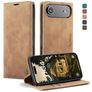 CaseMe 013 iPhone Air Hoesje Bookcase Portemonnee - Bruin