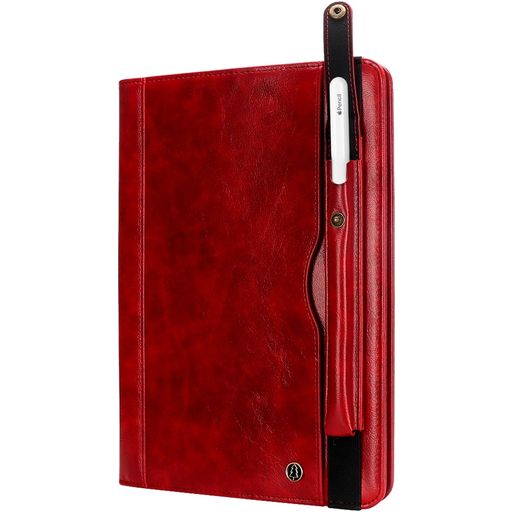 Mobigear Business iPad Pro 11 Inch (2018) Hoes Bookcase + Stylus Houder - Rood