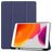 Mobigear Tri-Fold Gel iPad 8 (2020) Hoes TPU,Kunstleer Bookcase + Stylus Houder - Donkerblauw