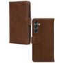 Mobilize Wallet Samsung Galaxy A24 Hoesje Echt Leer Bookcase Portemonnee - Bruin