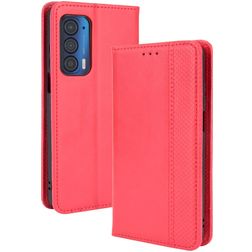 Mobigear Sensation Motorola Edge (2021) Hoesje Bookcase Portemonnee - Rood